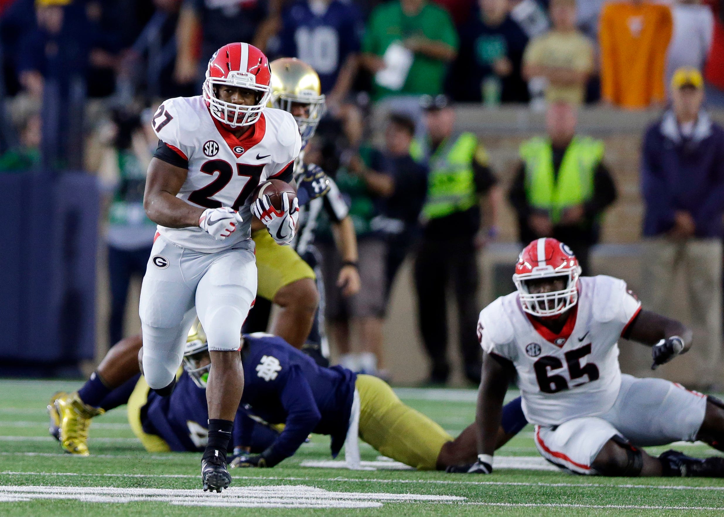 nick chubb college jersey